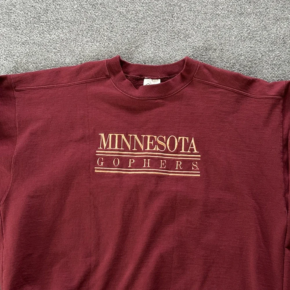 Vintage Minnesota Golden Gophers Sweater Mens XL‎ NCAA College Crewneck 90s